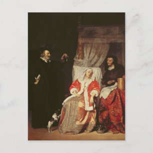 The Patient and the Doctor, 1660s Postcard