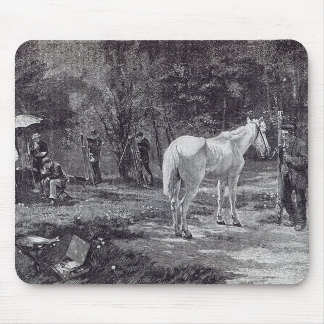 The Patient Model, from 'Leisure Hour', 1888 Mouse Mat (Front)