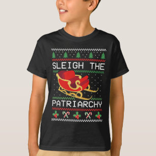 The Patriarchy Feminist Christmas Lover Women 1 T-Shirt