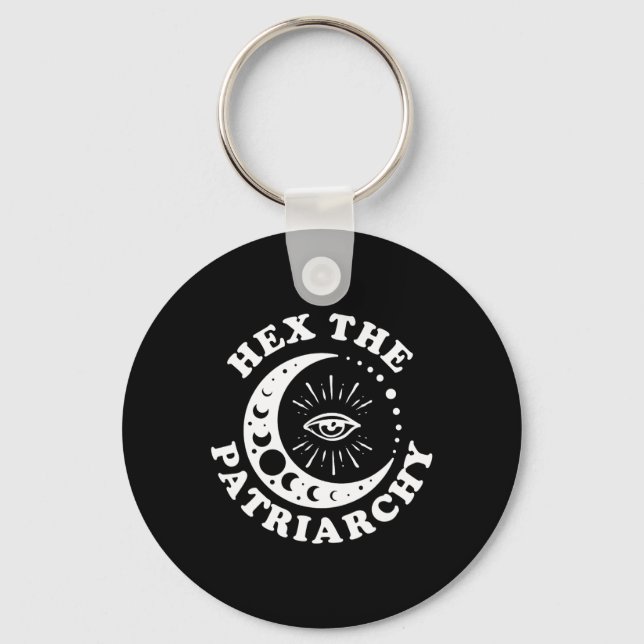 The Patriarchy Feminist  Key Ring (Front)