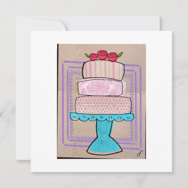 The Patterned Pastel Tower (Front)