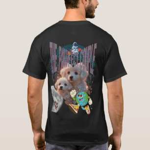 The Pawfect World T-Shirt – Cute Bichon Frise Trio