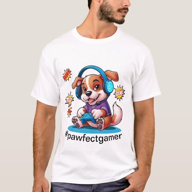 The pawfectgamer T-Shirt (Front)