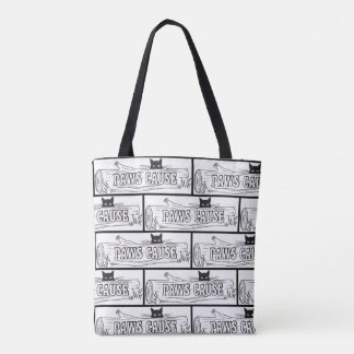 The Paws Cause Rescue Tiled Tote