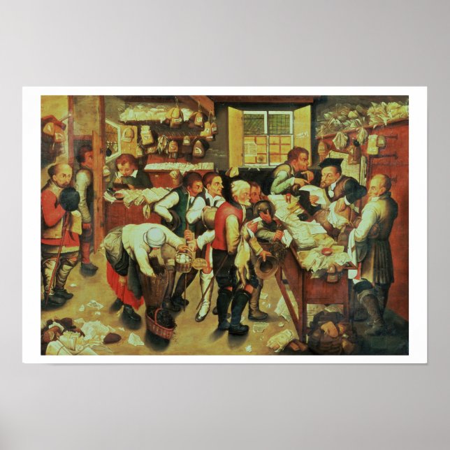 The Payment of the Tithes (oil on canvas) Poster (Front)