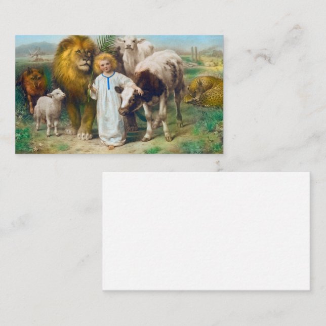 The Peace, 1896 by William Strutt Business Card (Front/Back)