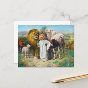 The Peace by William Strutt Holiday Postcard