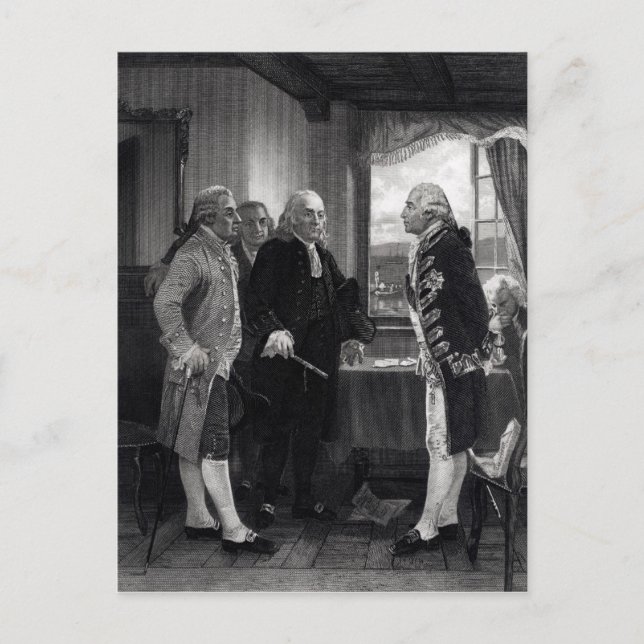 The Peace Conference on Staten Island Postcard (Front)