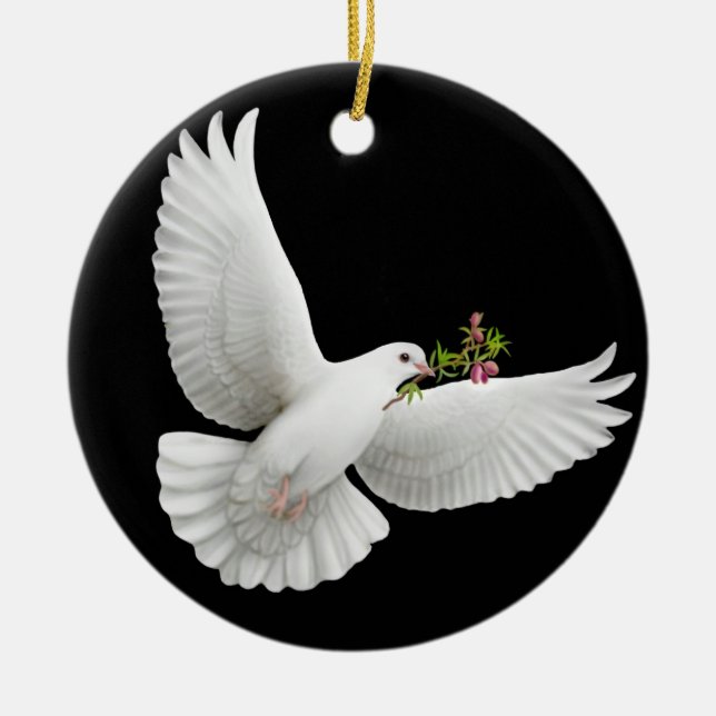 The Peace Dove Ornament (Front)
