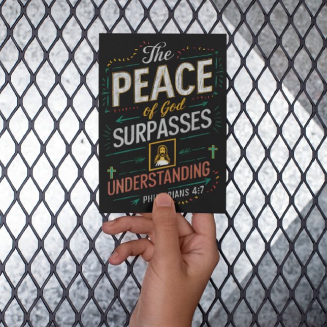 The peace of God surpasses understanding. Postcard (Creator Uploaded)