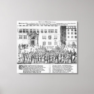 The Peace of Nuremberg, 25th September 1649 Canvas Print