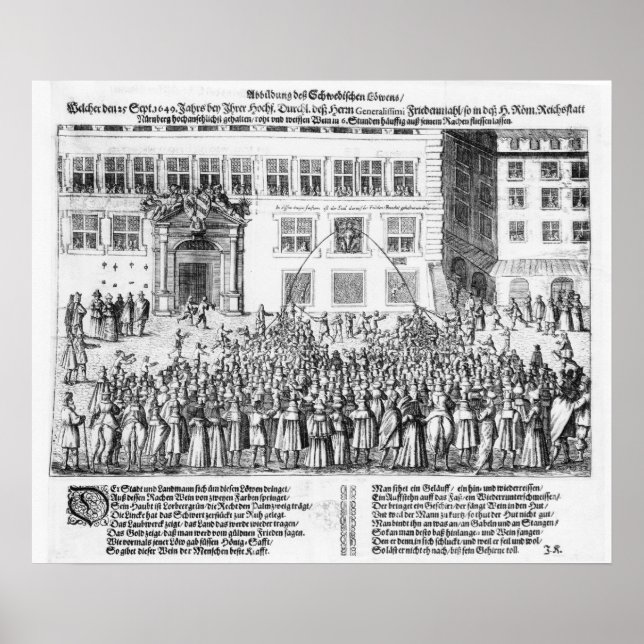 The Peace of Nuremberg, 25th September 1649 Poster (Front)