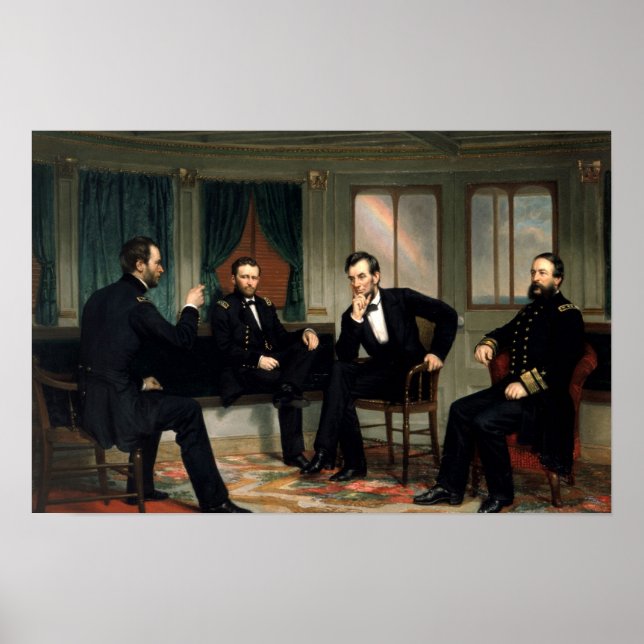 The Peacemakers Abe Lincoln Historical Print (Front)