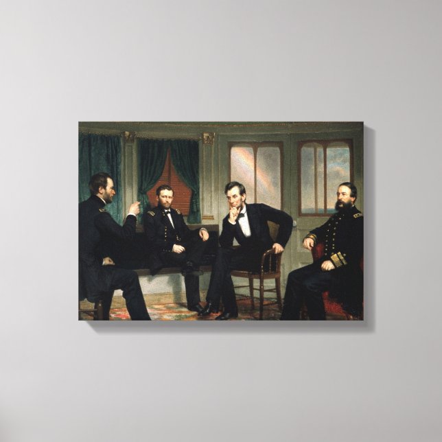 The Peacemakers Abraham Lincoln Wrapped Canvas (Front)