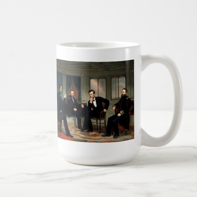 The Peacemakers Painting of 1868 Coffee Mug (Right)