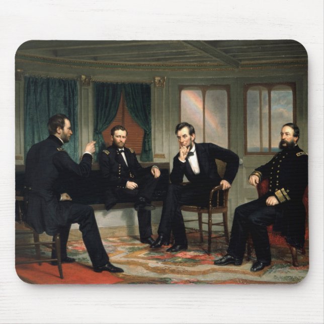 The Peacemakers with Abraham Lincoln Mouse Mat (Front)
