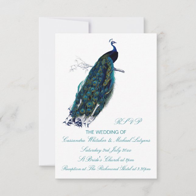 The Peacock Collection RSVP (Front)