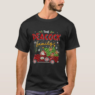 The Peacock Family Christmas Matching Pyjamas Grou T-Shirt