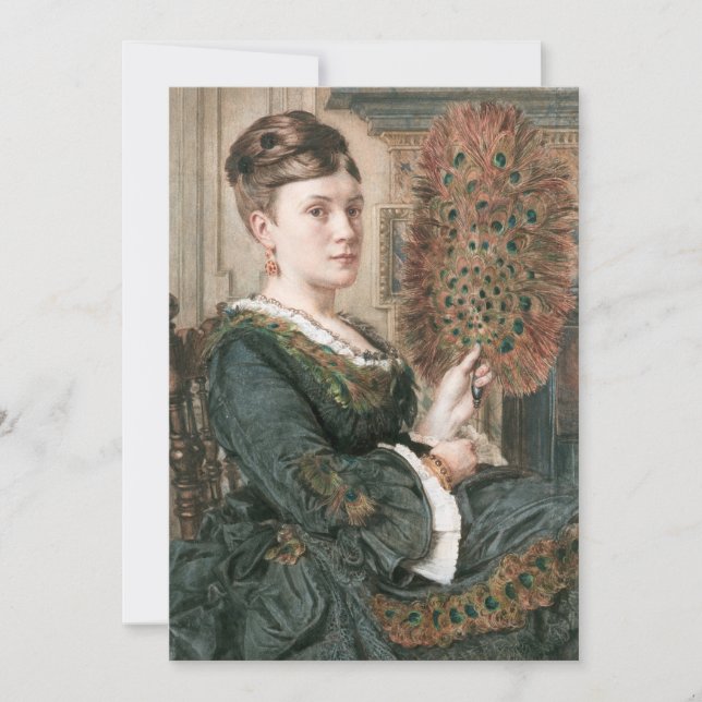 The Peacock Fan | Edward John Poynter (Front)