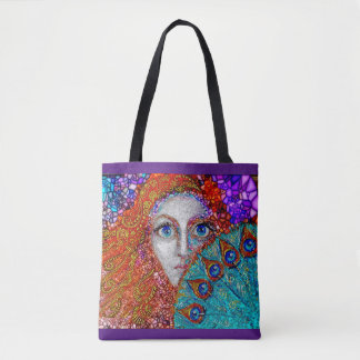 The Peacock Fan Tote Bag
