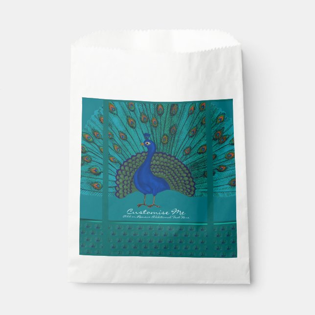 The Peacock Favour Bags (Front)