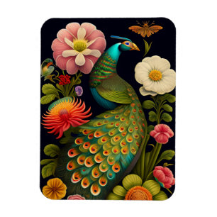 The Peacock Modern Haeckel Magnet