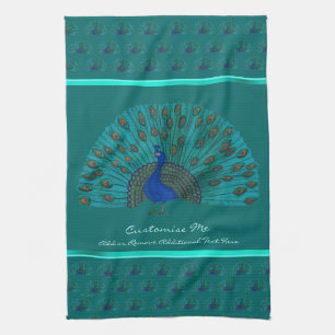 The Peacock Tea Towel