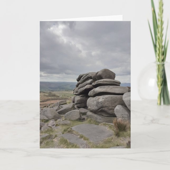 The Peak District, Sheffield. Blank Card (Front)
