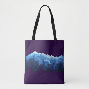 The Peak of Snow Mountain Tote Bag