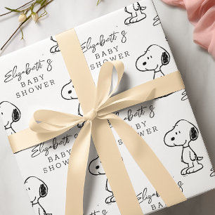 The Peanuts Gang Baby Shower Wrapping Paper