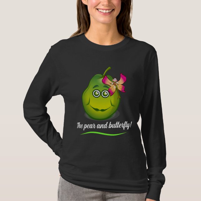 The pear and butterfly  T-Shirt (Front)