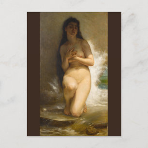 The Pearl by William-Adolphe Bouguereau Postcard