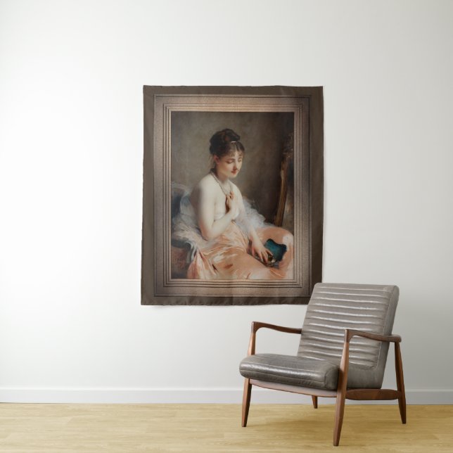 The Pearl Necklace by Charles Chaplin Tapestry (In Situ)