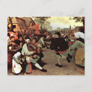 The Peasant Dance - 1568 Postcard