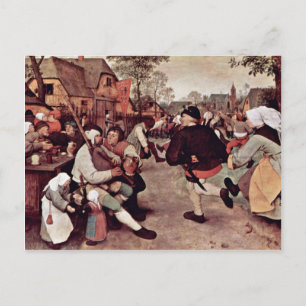 The Peasant Dance By 0 (Best Quality) Postcard