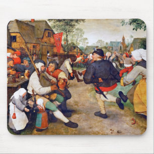 The Peasant Dance, Pieter Bruegel Mouse Mat