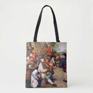 The Peasant Dance, Pieter Bruegel Tote Bag