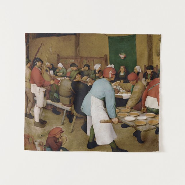 The Peasant Wedding by Pieter Bruegel the Elder Tapestry (Front (Horizontal))