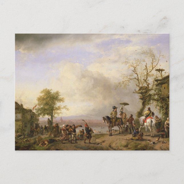 The Peasant Wedding Postcard (Front)