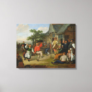 The Peasants' Dance, 1678 Canvas Print