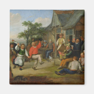 The Peasants' Dance, 1678 Magnet
