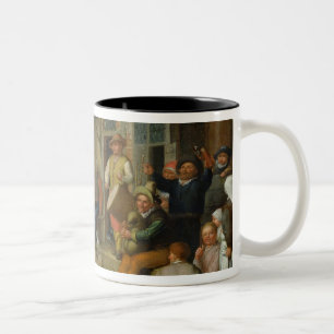 The Peasants' Dance, 1678 Two-Tone Coffee Mug