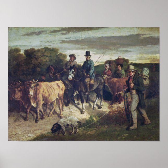 The Peasants of Flagey Returning from the Fair Poster (Front)