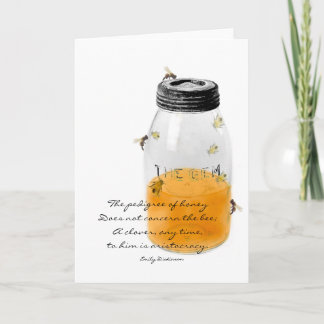 The Pedigree of Honey Note Card - Emily Dickinson