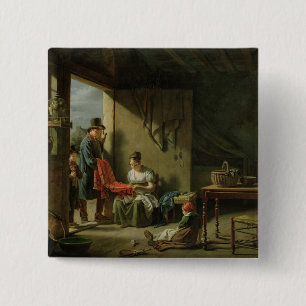 The Pedlar, 1812 15 Cm Square Badge