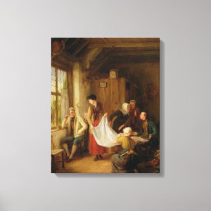 The Pedlar, 1814 (oil on panel) Canvas Print