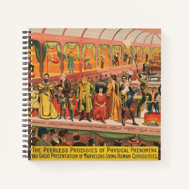 The Peerless Prodigies Of Physical Phenomena Notebook (Front)