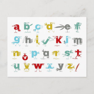 The Pelican Alphabet Postcard