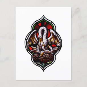The Pelican as a Christian Symbol Postcard