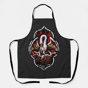The Pelican in Her Piety Eucharistic Symbol Apron